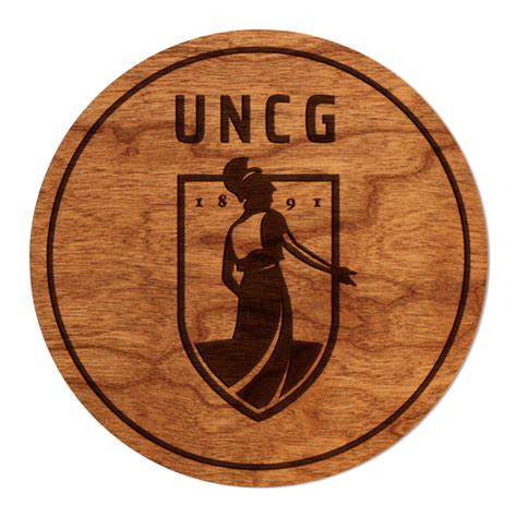 UNCG Emblem Cherry Coaster – LazerEdge