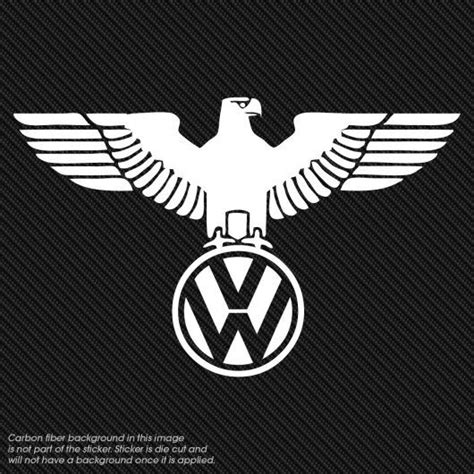 VW Volkswgon Eagle German Decal Sticker | ศิลปะโลหะ