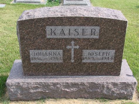 Joseph Kaiser 1859 1944 Homenaje De Find A Grave