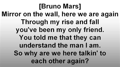 Mirror - Lil Wayne ft. Bruno Mars Lyrics [HQ] - YouTube