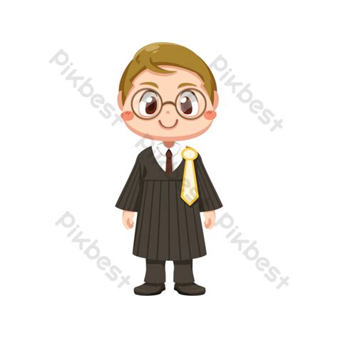 Judges Team In Cartoon Character Vector Ai Png Images Free Download