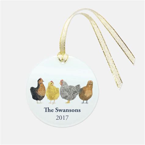 Customize It Did You Know You Can Have A Personalized Named Printed On Our Chicken Ornament