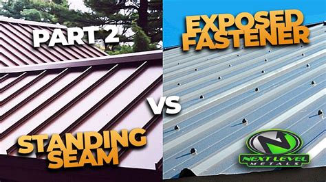 Exposed Fastener Vs Standing Seam Pt Standing Seam Roofs Next