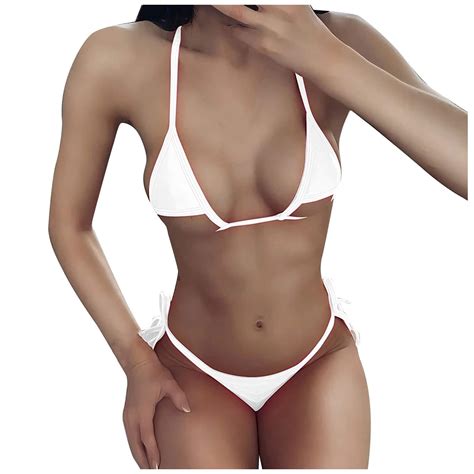 Gdreda Women Bathing Suits Bikini Super Sexy Three Point Lace Swimsuit