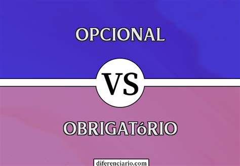 O Que Significa Opcional