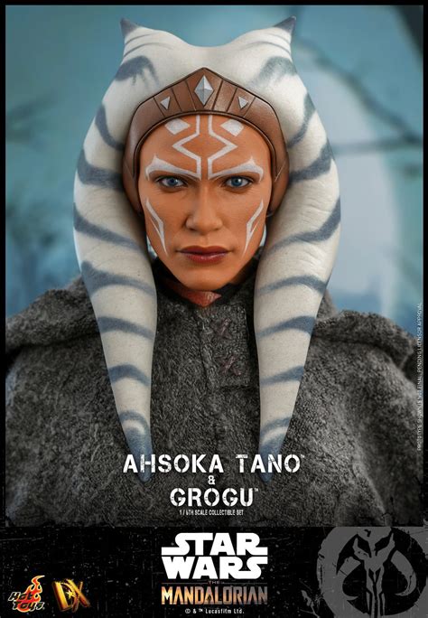 Ahsoka Tano And Grogu Sixth Scale Figure Set By Hot Toys Figur Star Wars Schuber