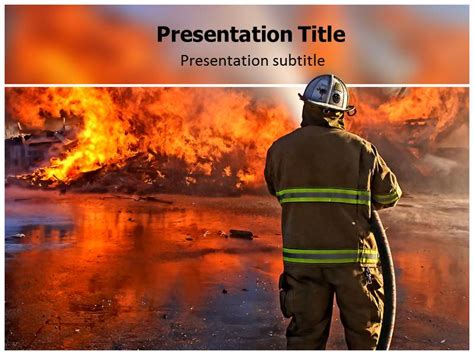 Free Fire Fighting Powerpoint Templates Printable Templates