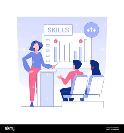 Paid Training And Development Isolated Concept Vector Illustration