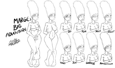 Marge Character Faces By JoseMalvado Hentai Foundry