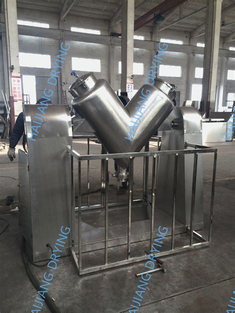 V Type Pharmaceutical Milk Food Dry Powder Mixer Mixing Machine China