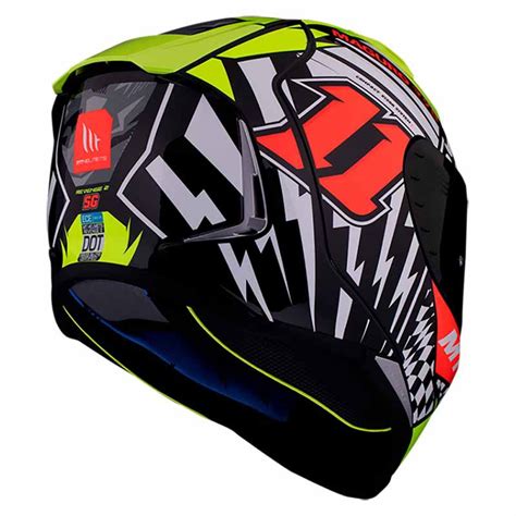 Mt Helmets Capacete Integral Revenge Sergio Garcia A Colorido Motardinn