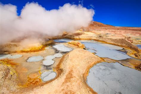 Sol De Manana Geysers In Bolivian Andes Stock Image - Image of geology, bubbling: 13934483