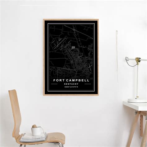 FORT CAMPBELL MAP High Res Map Map Of Fort Campbell Fort Campbell