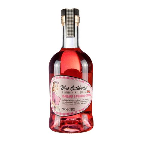 Mrs Cuthberts Rhubarb And Custard Crumble Gin Liqueur