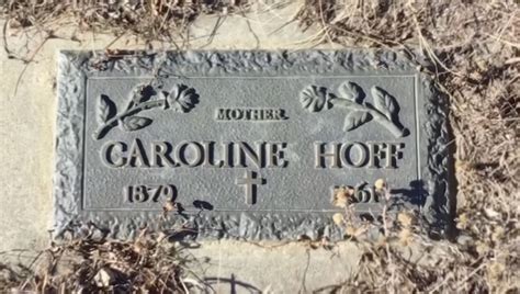 Caroline Trost Hoff 1879 1961 Mémorial Find a Grave