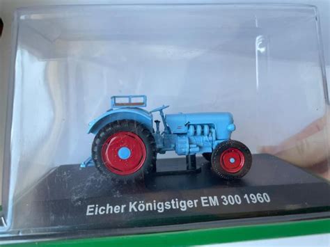 ATLAS HACHETTE 1 43 TRAKTOR EICHER KÖNIGSTIGER EM300 1960 MODROČERVEN