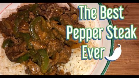 Quick Easy Pepper Steak By Chef Bae Youtube