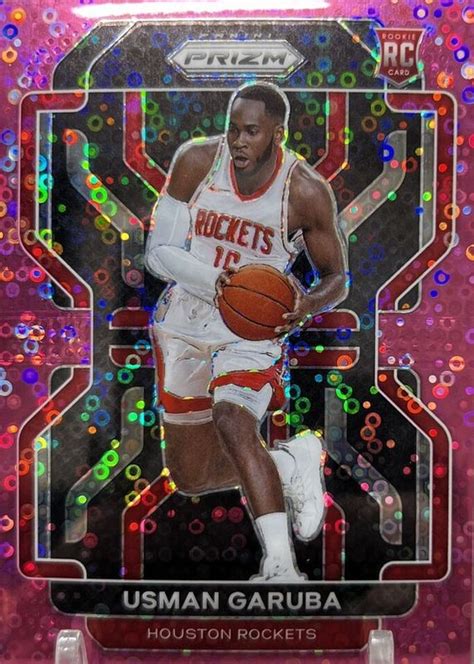 Usman Garuba 2021 Prizm 321 Fast Break Pink 50 RAW Price Guide