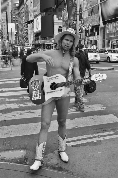 Robert John Burck Better Known As The Naked Cowboy Editorial Photography Image Of