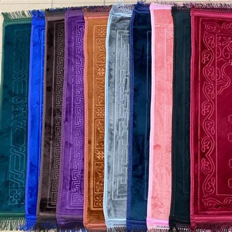 Sejadah Viral Gebu Prayer Mat Plain Besar King Size Shopee