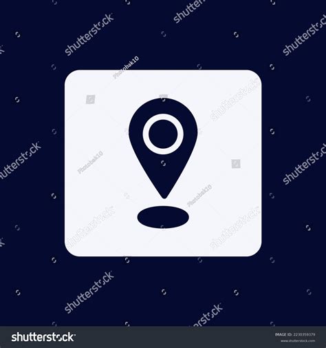 Location Clipart Location Clipart Icon Square Stock Illustration 2230359379 | Shutterstock