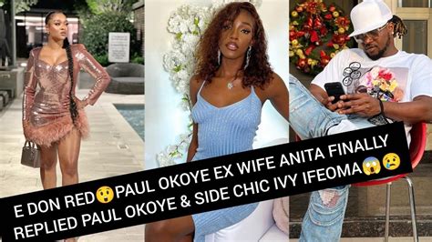 E Don Red😲 Paul Okoye Ex Wife Anita Finally Replied Paul Okoye And Side