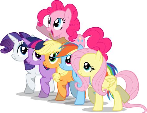 Download Mane 6 Group Shot Smile Parade From A Friend In Deed My