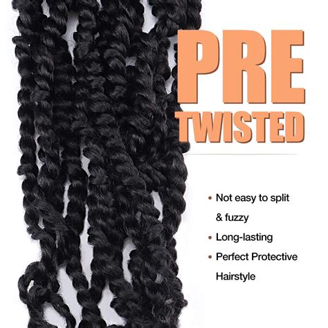 Toyotress Tiana Passion Twist Hair 14 Inch Short Pre Twisted 8 Packs