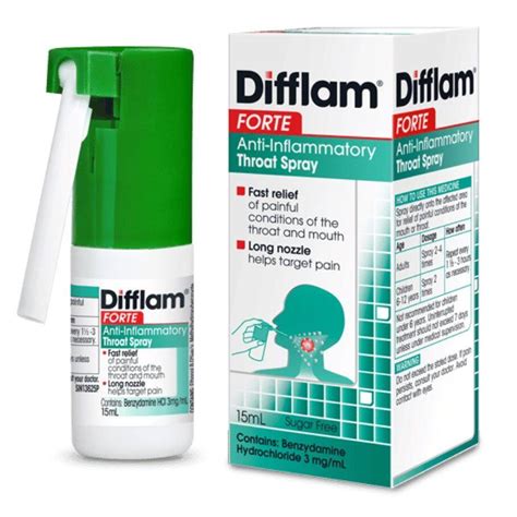 Difflam Forte Throat Spray 15ml Lazada