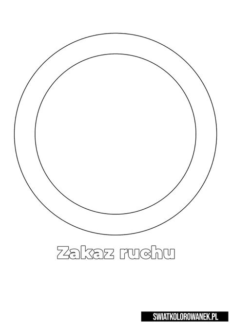 Zakaz Ruchu Darmowe Kolorowanki Do Druku Lettering Symbols Digit