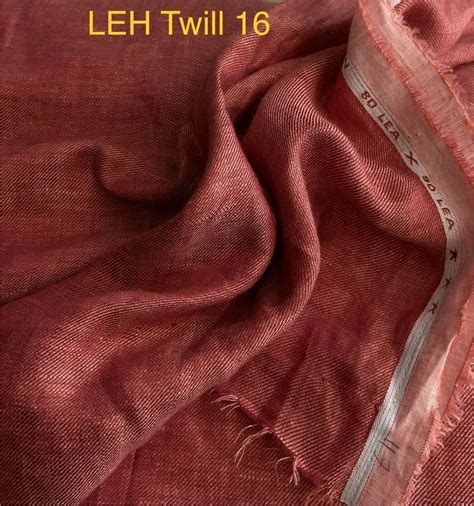 80 Lea Pure Linen Twill Weave Shirting Fabric at Rs 1250 meter लनन