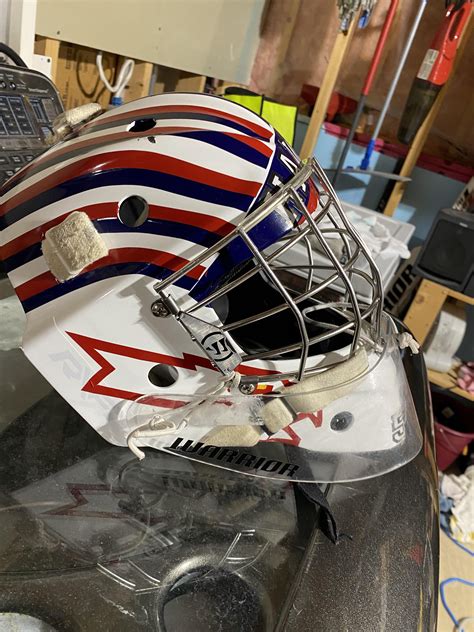 Pete “Maverick” Mitchell inspired helmet : r/hockeygoalies