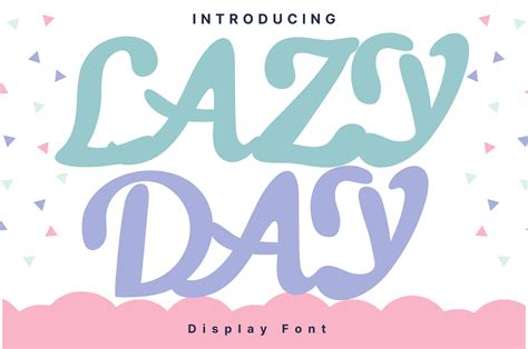 Lazy Day Font By Achiart · Creative Fabrica