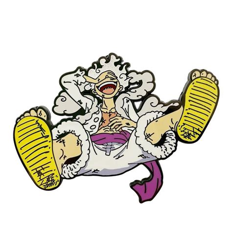 One Piece Luffy Gear 5 Enamel Pin 1499 The Mad Shop