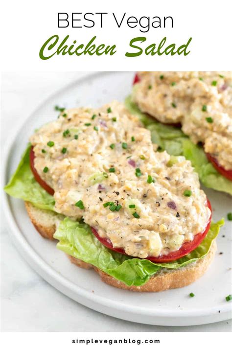 The Best Vegan Chicken Salad Minutes Simple Vegan Blog