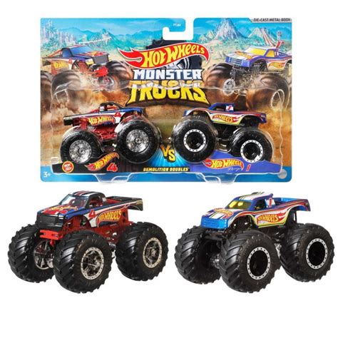 Hot Wheels® Monster Trucks Demoliční Duo Hot Wheels 4 Vs Hot Wheels 1 Mattel Gtj50 Legenio