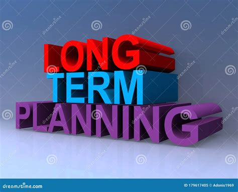 Long term planning stock illustration. Illustration of doctor - 179617405