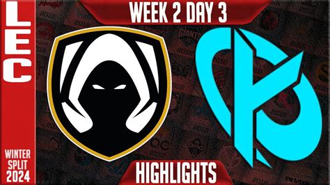 TH Vs KC Highlights LEC Winter 2024 Week 2 Day 3 Team Heretics Vs