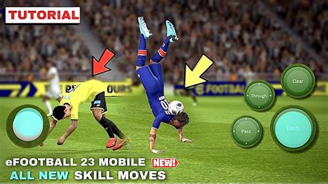 Efootball 2023 Mobile All New Skill Moves Tutorial Youtube