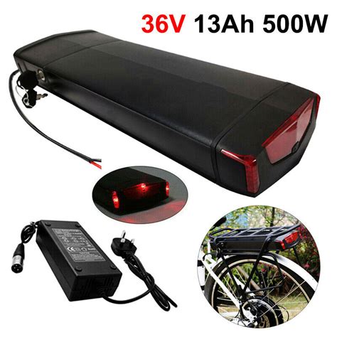 36V 13Ah Ebike Battery Lithium Li Ion Batteries 500W Bafang Motor W