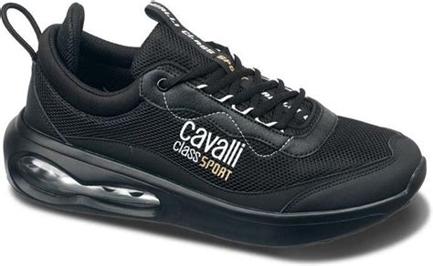 Sneakersy Marki Cavalli Class Model Cm8816 Kolor Czarny Obuwie Męskie