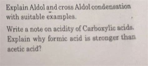 Explain Aldol and cross Aldol condensation with suitable examples.Write