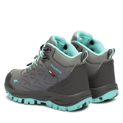 Trekkingi Kangaroos K Xt Para Mid Rtx Szary Eobuwie Pl