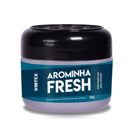 Odorizador Aromatizante Vintex De Gel Cheirinho De Fresh 60 Gramas