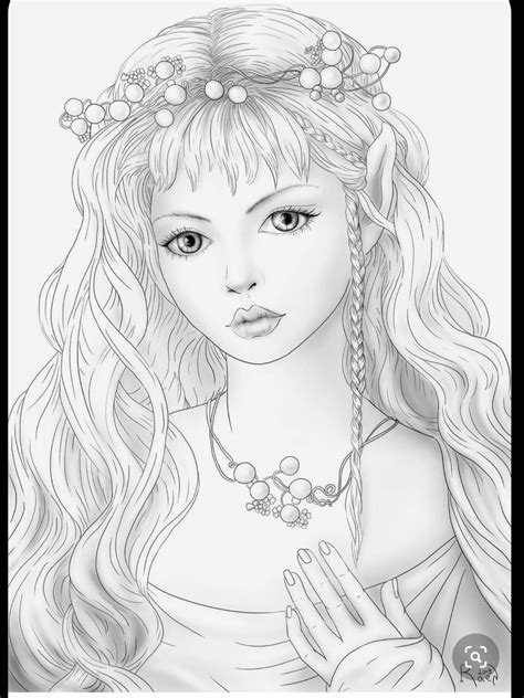 Detailed Coloring Pages Fairy Coloring Pages Adult Coloring Book