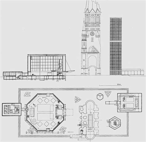 Egon Eiermann Kaiser Wilhelm Memorial Church Berlin 1957 63