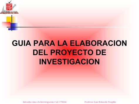 Guia Para La Elaboracion Definitivo Ppt