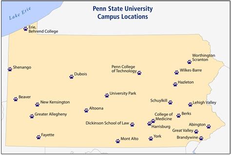 Penn State Behrend Campus Map