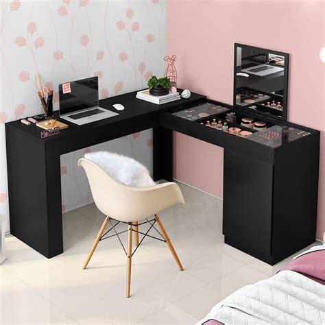 Penteadeira E Mesa De Estudo - Escrivaninha Penteadeira Mobler Princesa - Escrivaninha / Mesa para ...