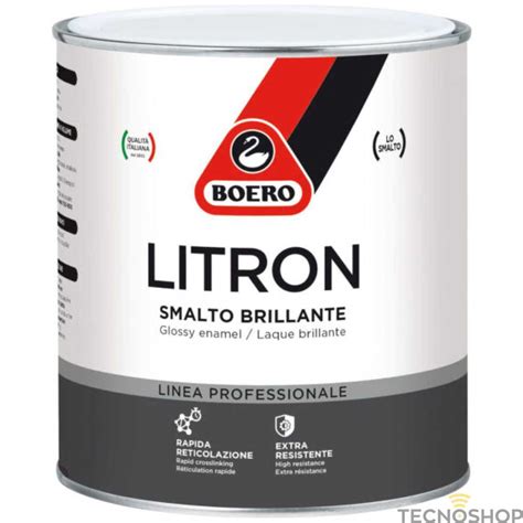 BOERO LITRON SMALTO BRILLANTE BIANCO 0 75LT Tecnoshop Carini